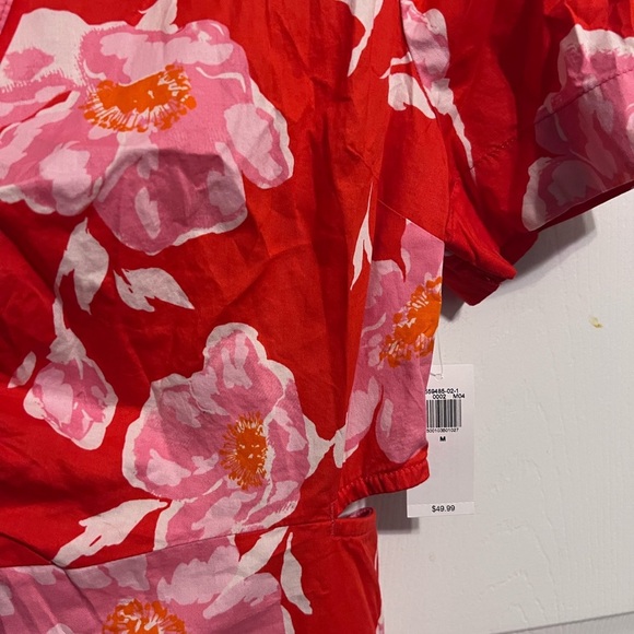 Old Navy Cutout Midi Shirt Dress. Size M - Picture 4 of 9